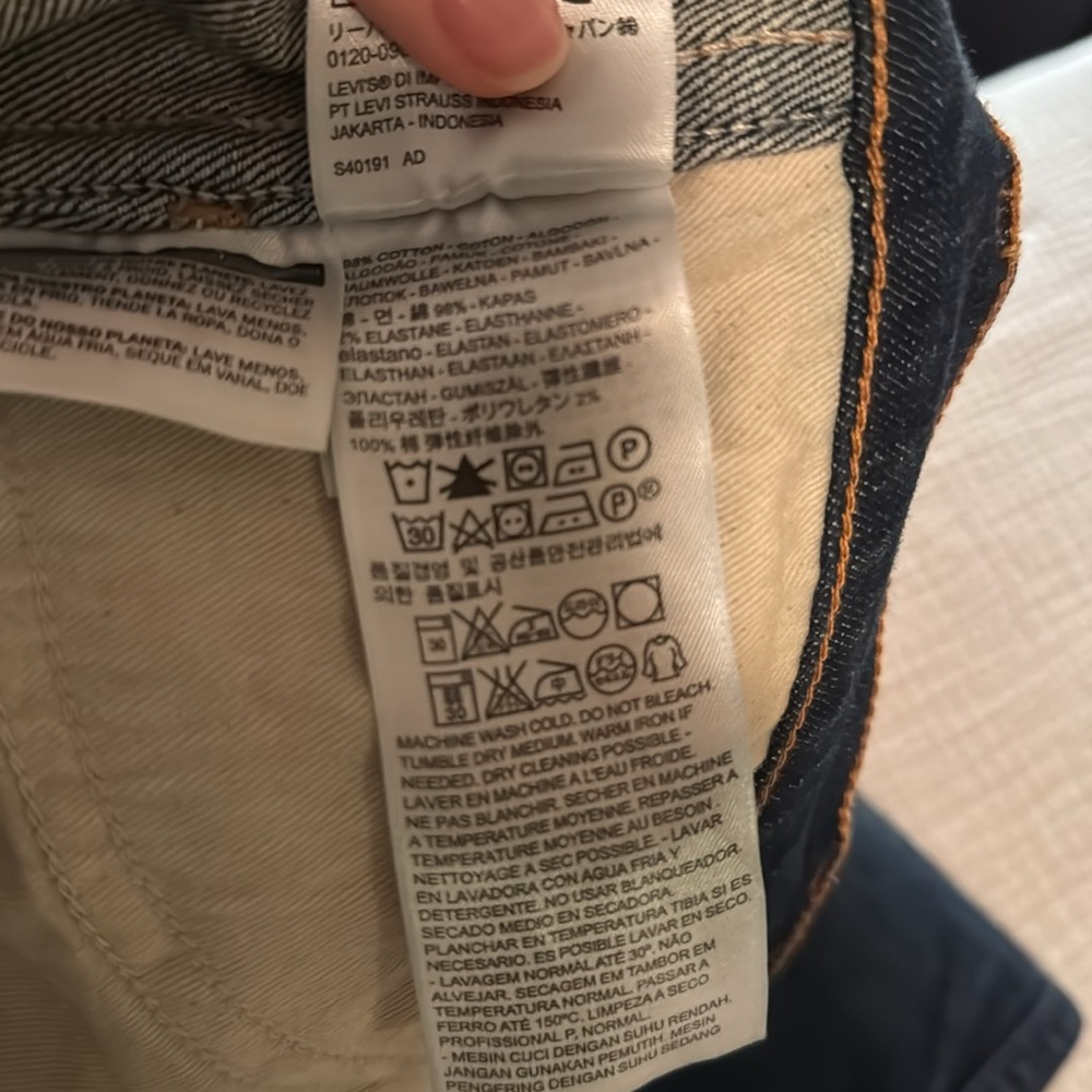 Levi 606 jeans dark wash size 27 - Picture 7 of 7